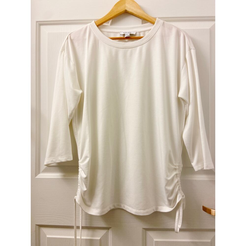 Boho Resort Beach Wear Nine West Sweat Shirt w/Side Ties